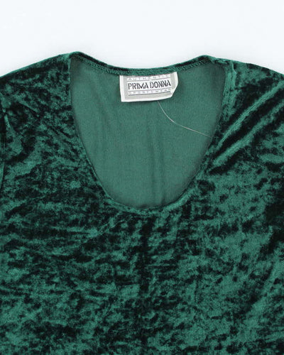 Vintage 90s Prima Donna Velvet Top - S
