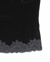 Vintage Y2k 00s Coldwater Creek Velvet Top - XS