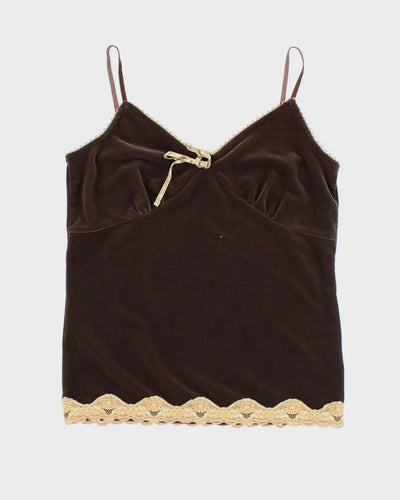 Vintage Y2k 00s Old Navy Velvet Cami- M