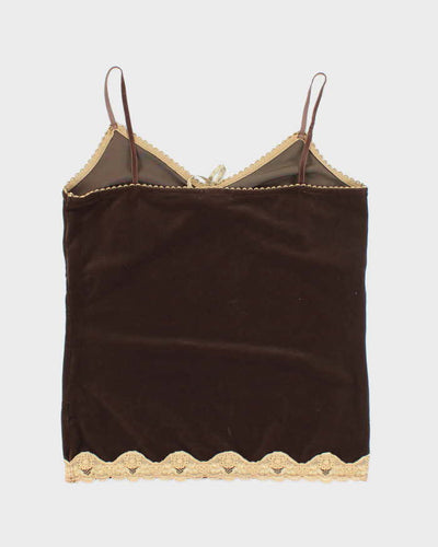 Vintage Y2k 00s Old Navy Velvet Cami- M
