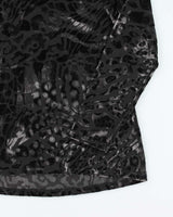Vintage Y2k 00s Mr Max Velvet Animal Print Top - L