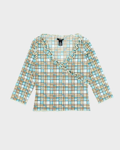 Vintage 90s Bedo Checked Top - M