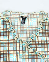 Vintage 90s Bedo Checked Top - M