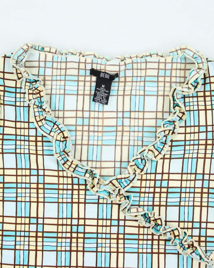 Vintage 90s Bedo Checked Top - M
