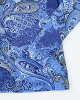 Vintage Y2k 00s Northern Reflections Double Mesh Paisley Pattern Top - M