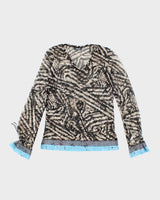 Vintage Y2k 00s Mexx Mesh Top - S
