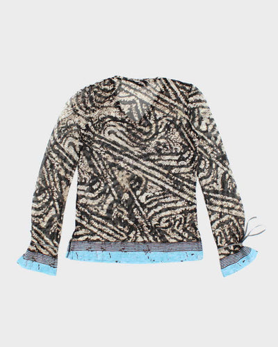 Vintage Y2k 00s Mexx Mesh Top - S