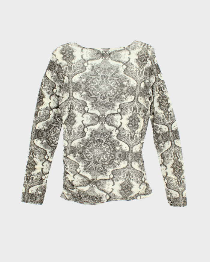 Vintage Y2k 00s Jessica Mesh Top - M