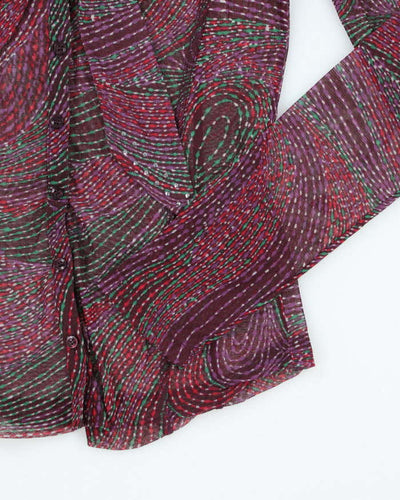 Vintage Y2k 00s Mexx Mesh Blouse - S