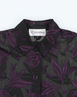 Vintage 90s Nygard Mesh Blouse - L