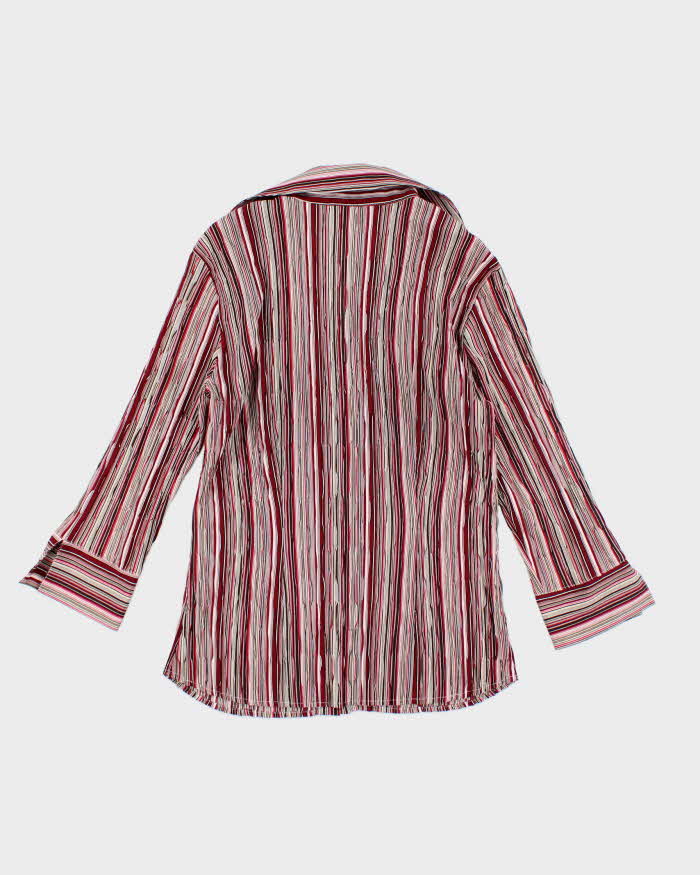 Vintage 90s Laura Pleated Blouse - S