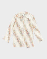 Vintage 90s Le Grange Polka Dot Blouse - S