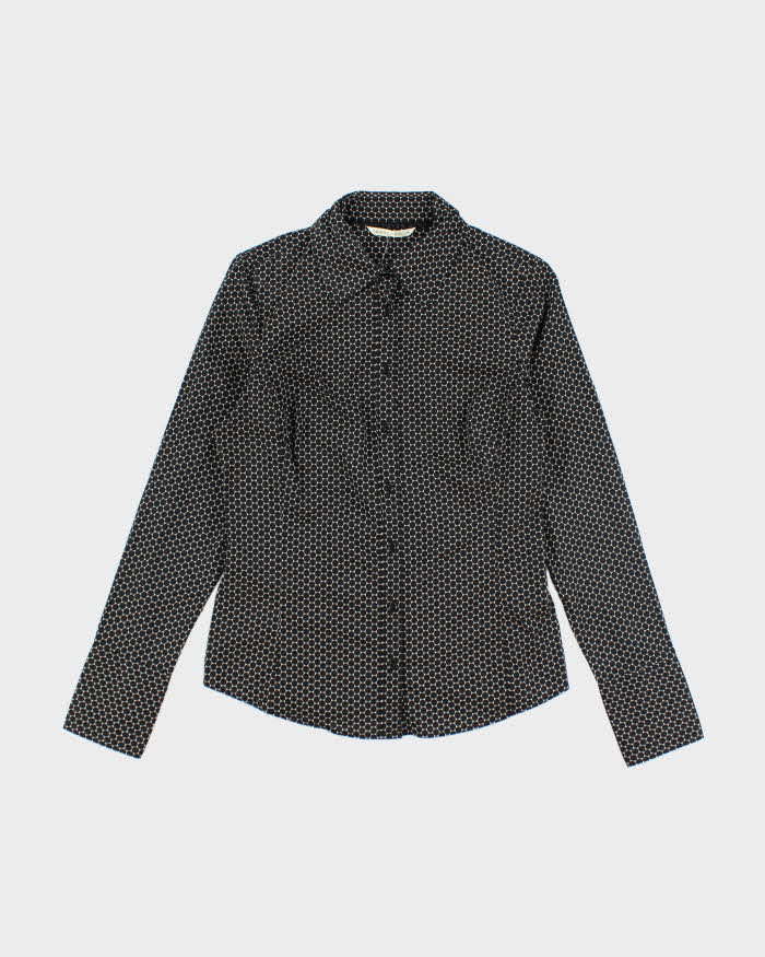 Vintage Y2k 00s Smart Set Polka Dot Blouse - M