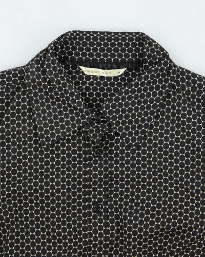 Vintage Y2k 00s Smart Set Polka Dot Blouse - M