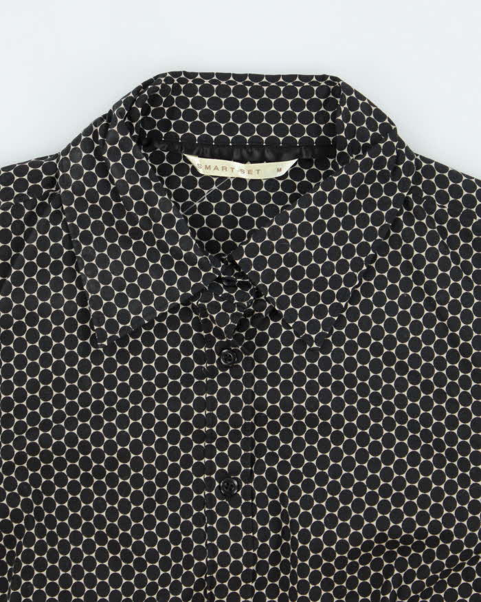 Vintage Y2k 00s Smart Set Polka Dot Blouse - M