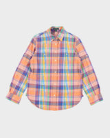 Vintage Ralph Lauren Multicoloured Checked Blouse - S