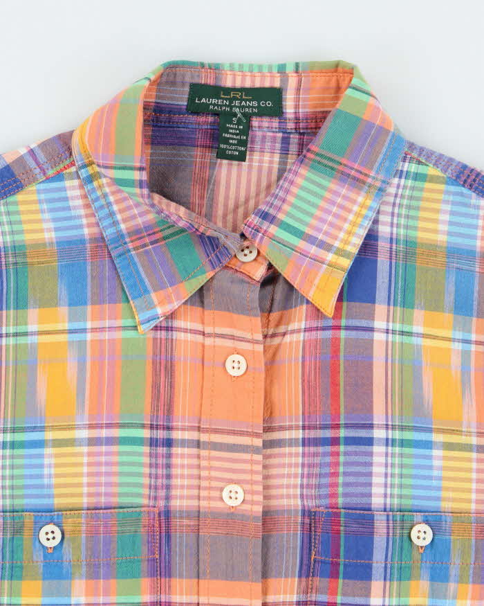 Vintage Ralph Lauren Multicoloured Checked Blouse - S