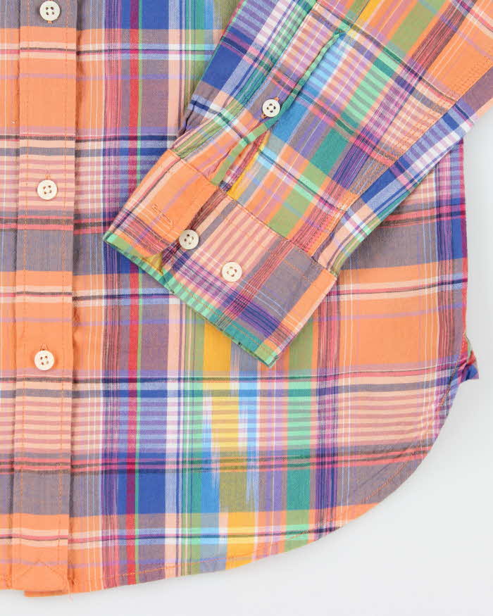 Vintage Ralph Lauren Multicoloured Checked Blouse - S