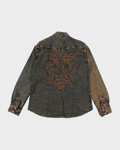 Vintage Y2k 00s Sherry Cervi Collection Western Blouse - M