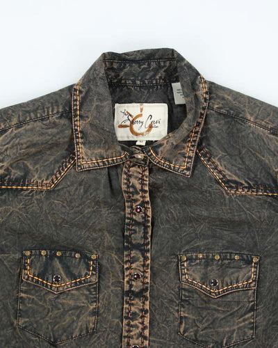 Vintage Y2k 00s Sherry Cervi Collection Western Blouse - M