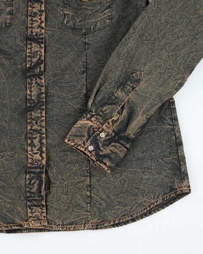 Vintage Y2k 00s Sherry Cervi Collection Western Blouse - M
