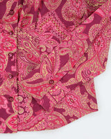 Vintage Y2k 00s Jones New York Paisley Pattern Blouse - M