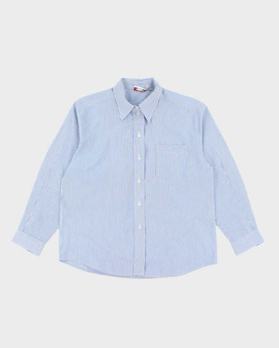 Vintage 90s Alia Striped Blouse - L