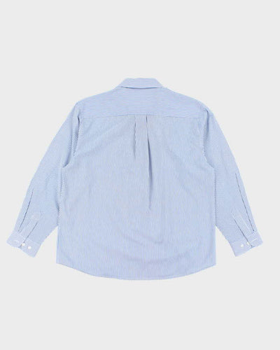 Vintage 90s Alia Striped Blouse - L