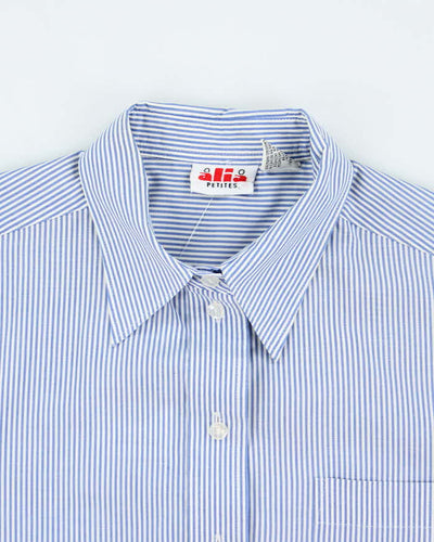 Vintage 90s Alia Striped Blouse - L