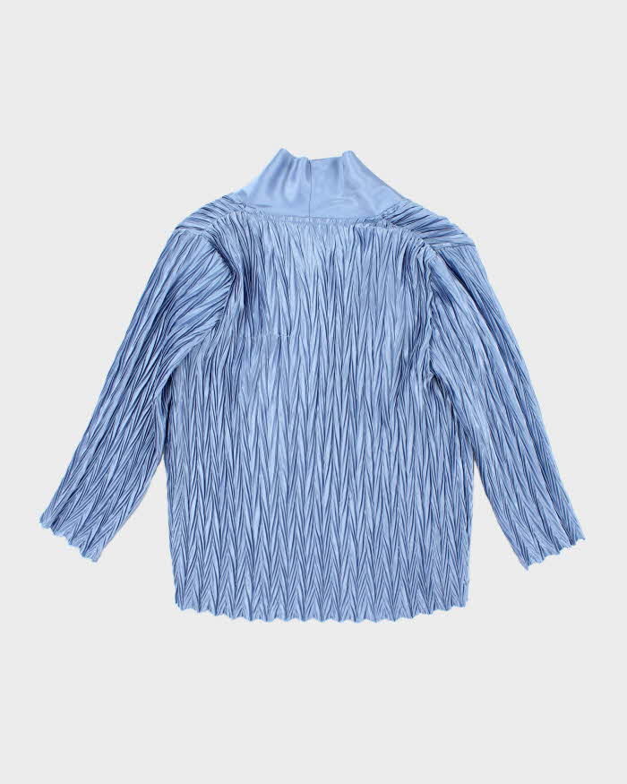 Vintage Y2k 00s Libra Cowl Neck Pleated Top - S