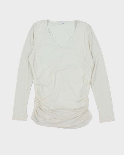 Vintage Y2k 00s Calvin Klein Mesh Slinky Top -M