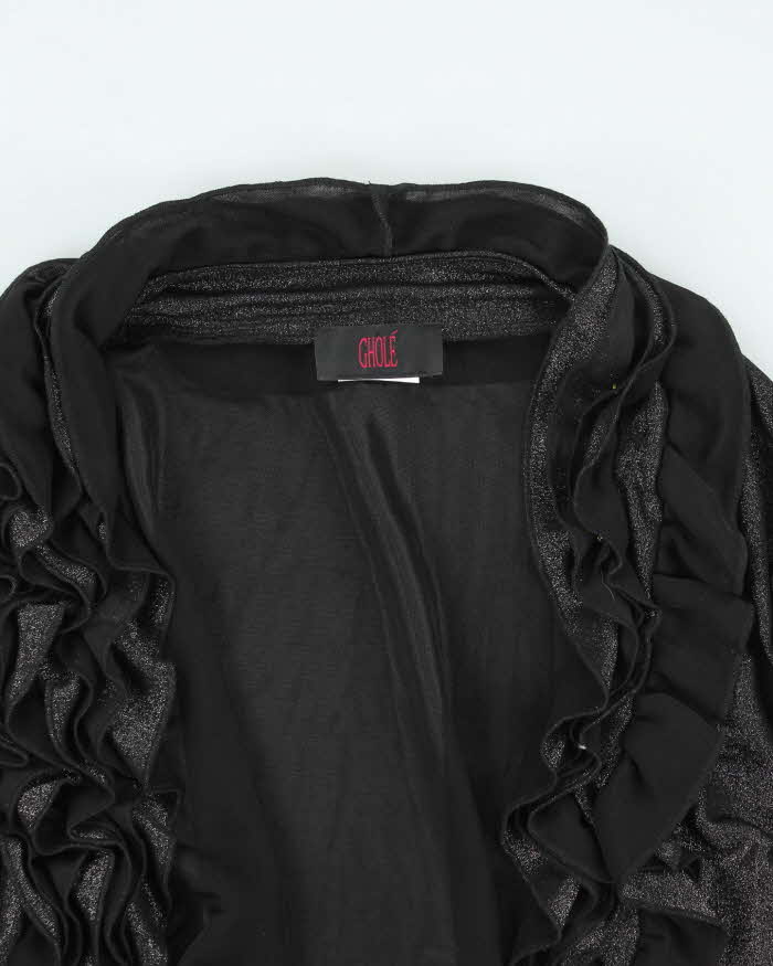 Vintage Y2k 00s Ghole Shimmery Cardigan - M