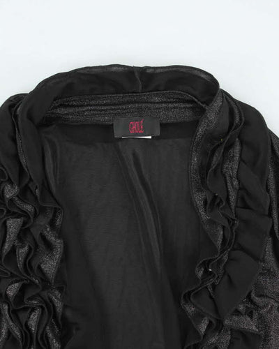 Vintage Y2k 00s Ghole Shimmery Cardigan - M