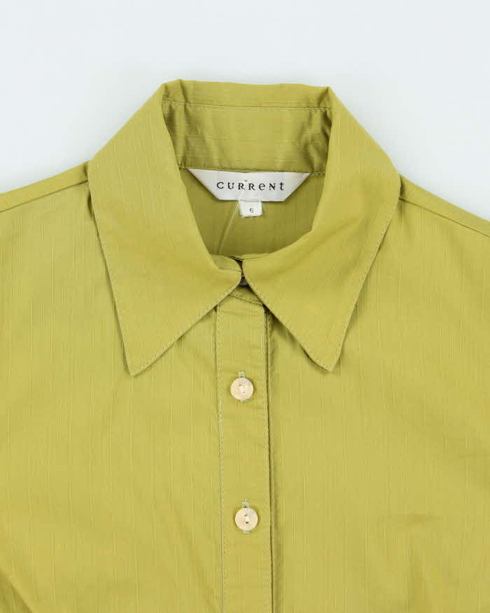 Vintage Y2k 00s Current Green Blouse - M