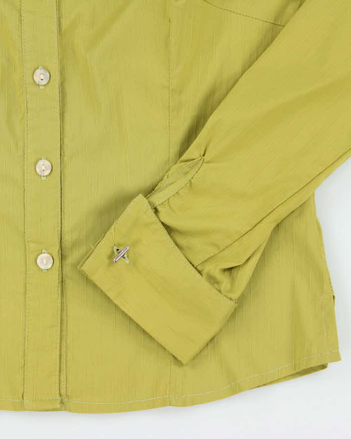 Vintage Y2k 00s Current Green Blouse - M