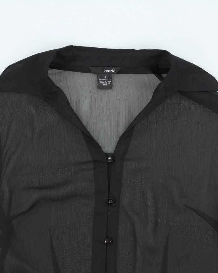 Vintage Y2k 00s Kenzie Mesh Blouse - S