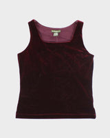 Vintage 90s Eddie Bauer Velvet Cami - S