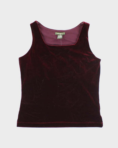 Vintage 90s Eddie Bauer Velvet Cami - S