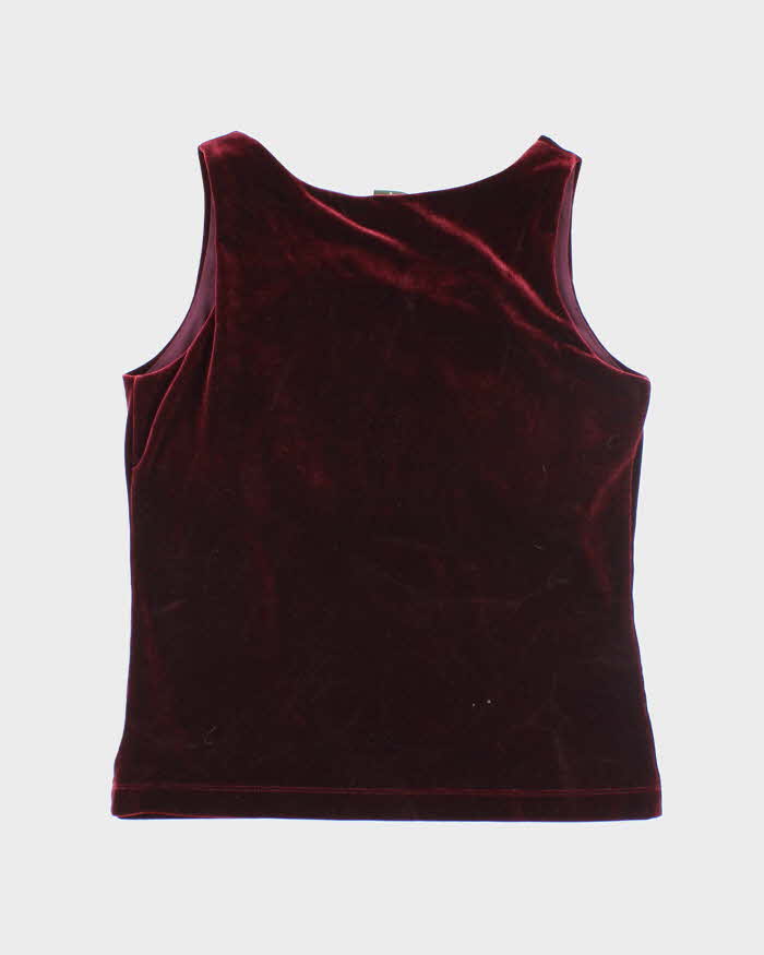 Vintage 90s Eddie Bauer Velvet Cami - S