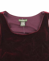Vintage 90s Eddie Bauer Velvet Cami - S