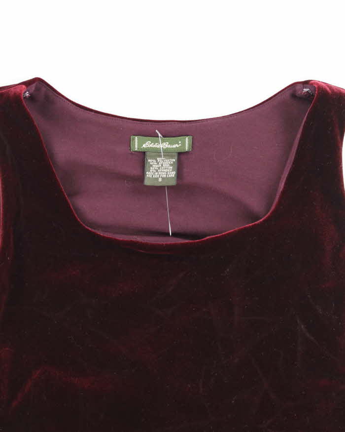 Vintage 90s Eddie Bauer Velvet Cami - S