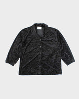 Vintage 90s Comfort Exchange Velvet Blouse - L