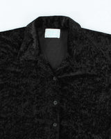 Vintage 90s Comfort Exchange Velvet Blouse - L