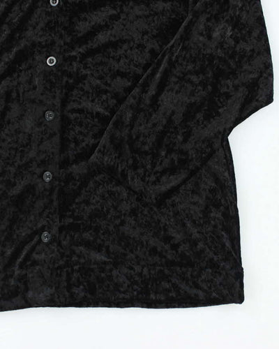 Vintage 90s Comfort Exchange Velvet Blouse - L