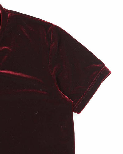 Vintage 90s Jessica Velvet Top - XL