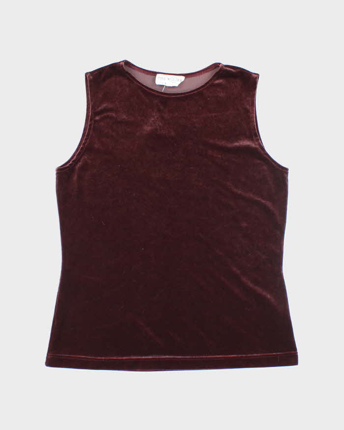 Vintage 90s The Work Connection Velvet Cami - S