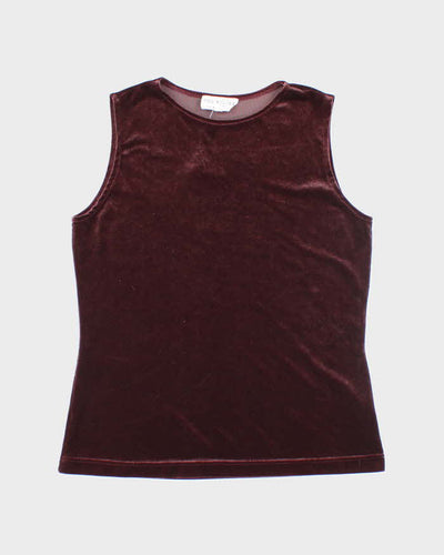 Vintage 90s The Work Connection Velvet Cami - S
