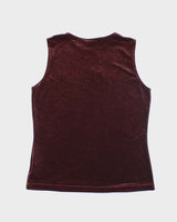 Vintage 90s The Work Connection Velvet Cami - S