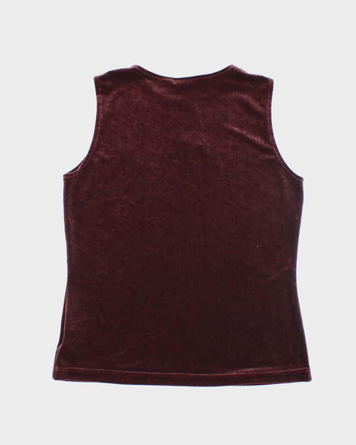Vintage 90s The Work Connection Velvet Cami - S