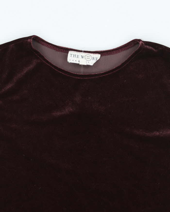 Vintage 90s The Work Connection Velvet Cami - S